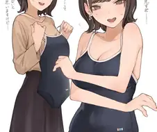 경영수영복을 입어주는 아줌마 jpg
