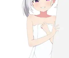블루아카) 타올 1장만 두른 무츠키