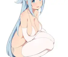 카즈마가 강림시키지 않은 세계선의 아쿠아