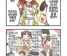 (@) 쉬는 날에 뭐하는 만화