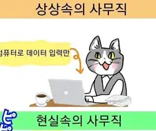 상상속의 사무직 vs 현실 사무직