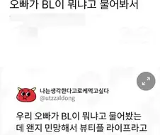 "야 BL이 뭐냐?"