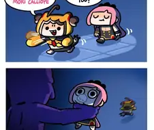 버튜버)동료를 믿는 칼리 그린 해외공장장.comic