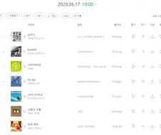 멜롱 1~4위 엄청 견고하네...