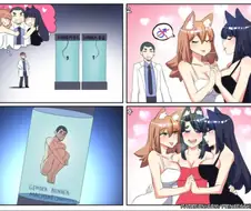 쥬지가 백합 사이로 난입하는 만화.manhwa