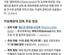 홍명보 20분 1 가치로 해낸 사람