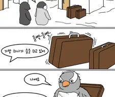 해외에서 돌아온 펭귄 만화.manwha