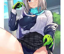 (블루아카,후방)응...그거하자..(낑..낑)