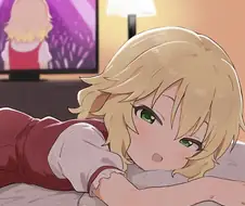 U149@) 라이브 복장으로 찾아온 모모카.jpg
