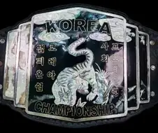 외국 프로레슬링 팬들이 이쁘다고 하는 한국 프로레슬링 벨트