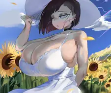 적당한 가슴 크기의 폭유 고스녀