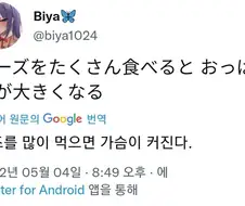 치즈를 많이 먹으면 가슴이 커진다는 주장