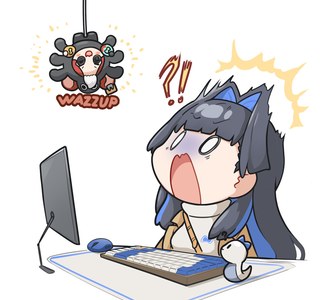 버튜버) 크로니 집에 놀러온 코스프레 땃쥐.manga