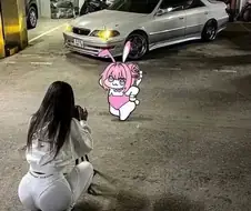 길거리에서 만난 바니걸