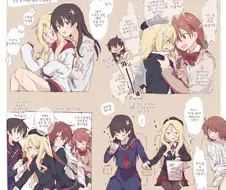 (어과초)의외로 근본 있는 사텐X프렌다 백합.manga