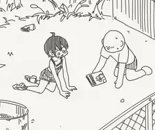 소꿉친구와 성인 만화를 발견하는.manga