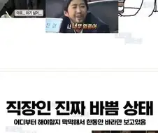 직장인 가짜 바쁨 VS 진짜 바쁨.jpg