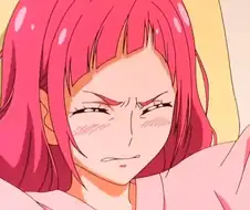 사람들 앞에서 보1지를 벌리며 울부짖는 비처녀 프리큐어.manga
