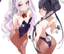 블루아카)바니걸 히나 키사키(후방)