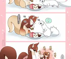 초콜릿 먹는 여우 요괴들.manhwa