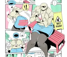 투명인간녀가 위기를 벗어나는 만화