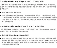 일본 사회인 야구 대표팀 vs 일본 야구 국대 결과