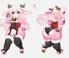[퍼리] 꽃사슴