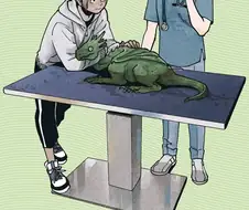 던전밥 작가가 그린 -하수구에서 만난 드래곤 만화-