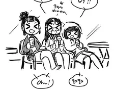 여고생 셋이서 배스킨라빈스 게임하는.manwha