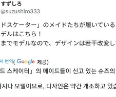 메이드가 스케이트보드 타는 만화의 진실