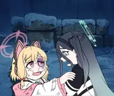 "모모이! 뭐했길래 FPS 게임 출시하고 맞은겁니까!"