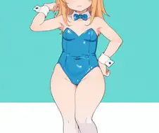 @)하루 바니걸 그린거 ai돌려봣음