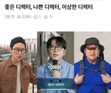 좋은 디렉터, 나쁜 디렉터, 이상한 디렉터