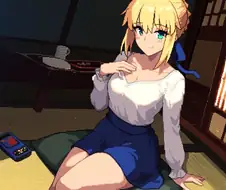Fate)AI) 세이버, 린, 사쿠라, 이리야