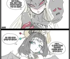디지몬) 성장기로 퇴화한 리리스몬 파트너로 삼는 만화.manhwa