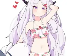 블아) 히나 수영복 입히기