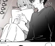 TS)남자도 여자도 되는 커플이 호러영화를 볼 뿐인 만화