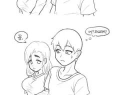 여친 엉덩이 만지는 만화 ^,^