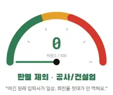 좋소판별기가 안먹히는 업종
