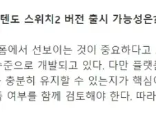 붉은사막) 스위치2 버전 출시 검토중이라고 말했네