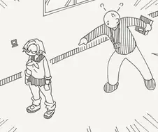 교칙을 지키는.manga