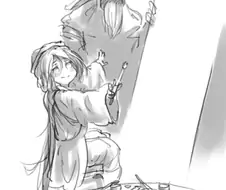 할아버지와 화가 소녀 manwha.
