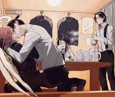 체인소맨) 회식 도중 이성을 잃은 아키