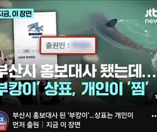 부캉이를 명예홍보대사로 위촉하려던 부산 시.