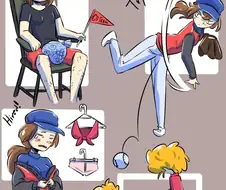 야구경기에서 데드볼로 남자의 소중한 것을 잃어버리고 TS당하는 만화