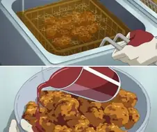 코난) 애니에 나온 한국 양념치킨