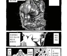근밀도 52배인 만화캐릭터의 전투씬.