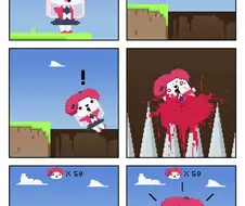 귀여운 토끼 만화