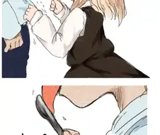 푸딩 먹는 만화