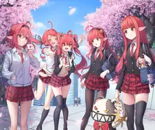 [던파] 여학생 법미자매